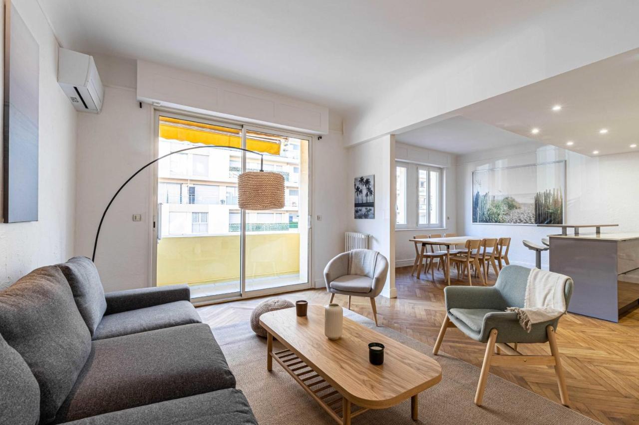 Renovated Apartment 80M2 6P 2Br - Cannes Palm Beach Buitenkant foto