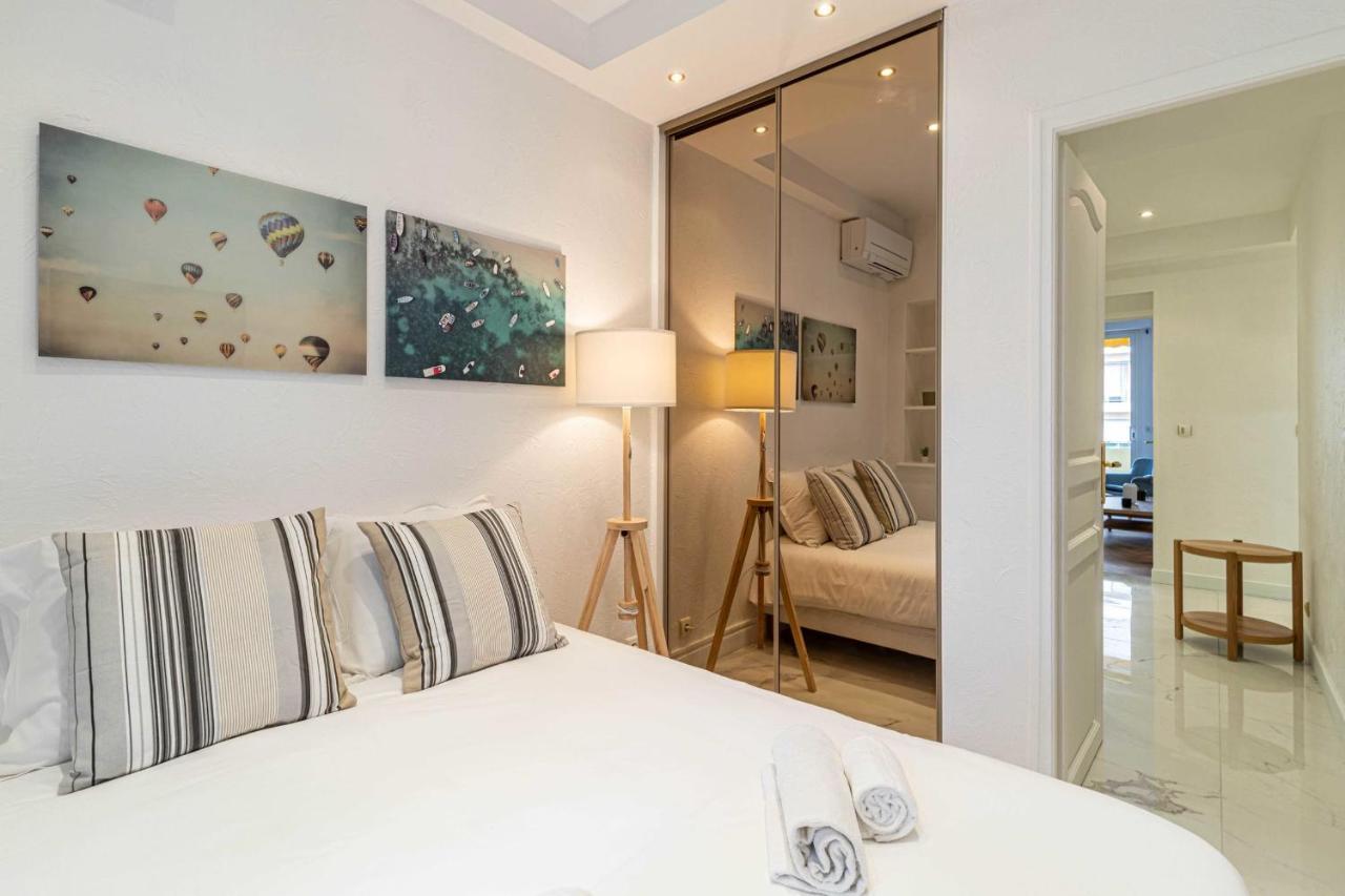 Renovated Apartment 80M2 6P 2Br - Cannes Palm Beach Buitenkant foto