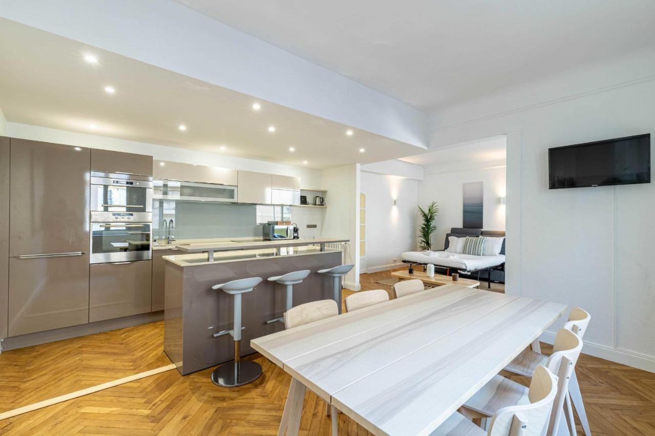 Renovated Apartment 80M2 6P 2Br - Cannes Palm Beach Buitenkant foto