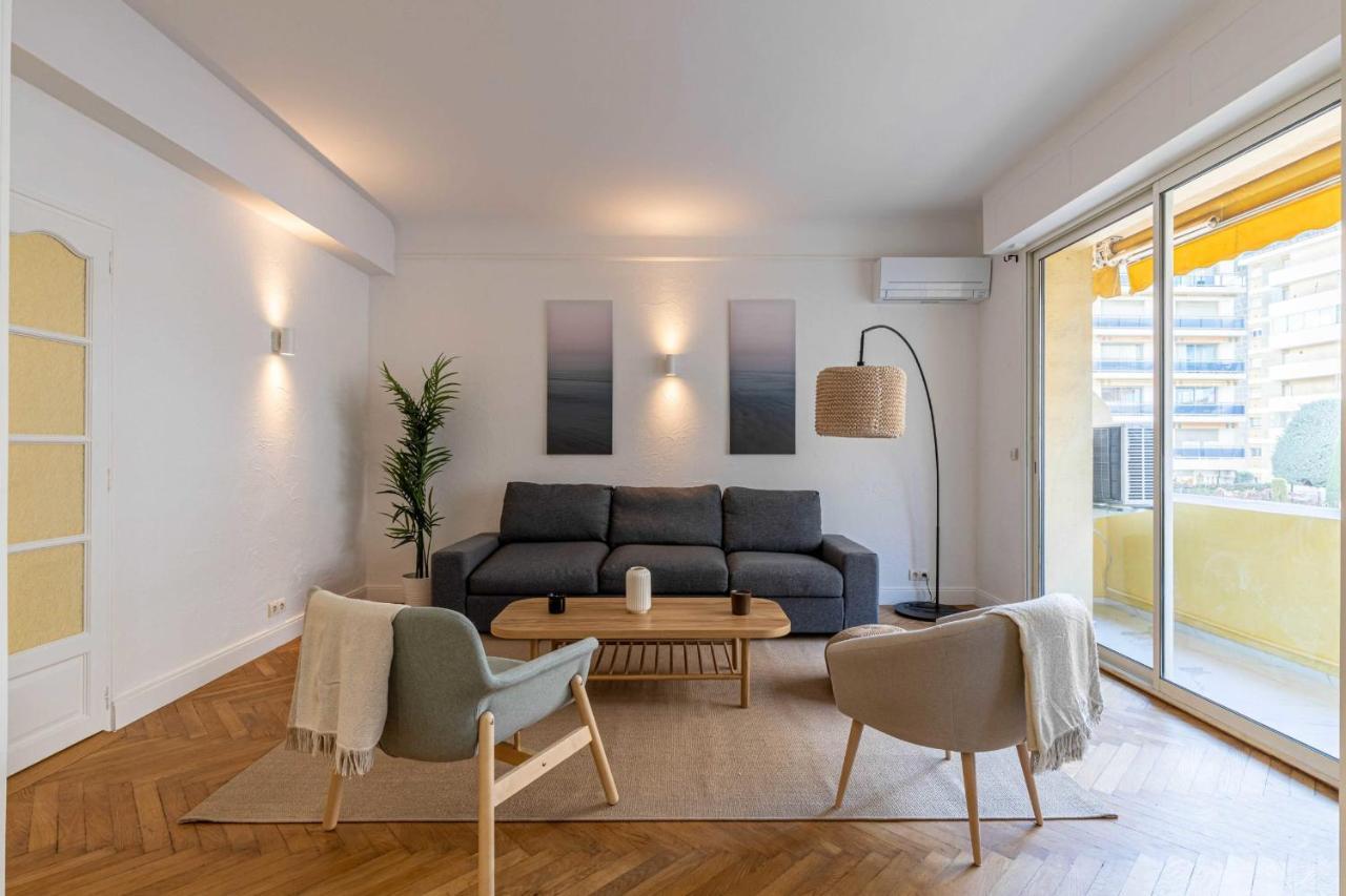 Renovated Apartment 80M2 6P 2Br - Cannes Palm Beach Buitenkant foto