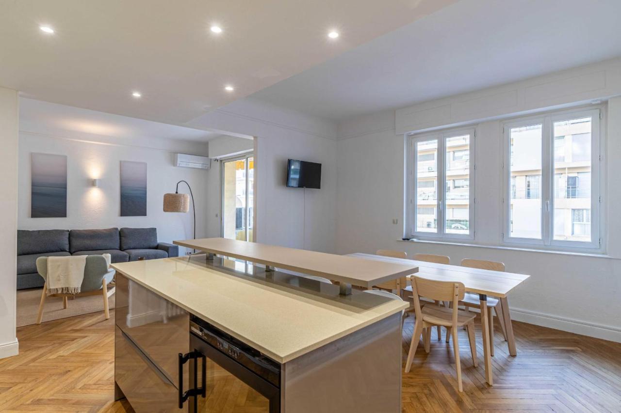 Renovated Apartment 80M2 6P 2Br - Cannes Palm Beach Buitenkant foto
