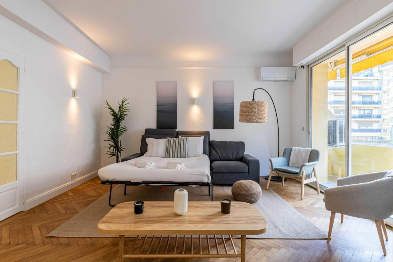 Renovated Apartment 80M2 6P 2Br - Cannes Palm Beach Buitenkant foto